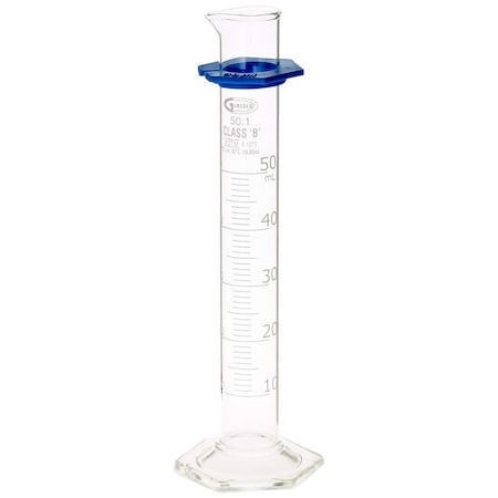 United Scientific Glass Cylinders with Hex Base Single Metric Scale - Capacity: 25 ML, PK 18 CY3022-25